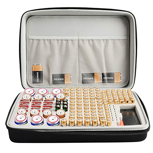 Battery Organizer Storage Box with Tester for 140 Kuwait Ubuy