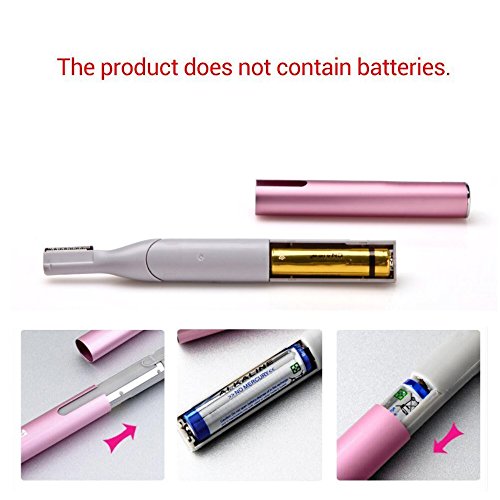 Women Facial Hair Trimmer Electric Eyebrow Shaper Cordless Lady