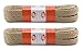 OrthoStep Flat Athletic Tan 36 inch Shoelaces 2 Pair Pack