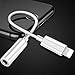 KKYSDWG 2 Pack Headphone Jack Adapter, Headphones Adapter Lighting Connecter to 3.5mm Audio Jack Earphone Extender Jack Stereo for Phone 8/8 Plus/Phone X/Phone 7/7 Plus (White)