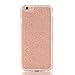 UnnFiko iPhone 6 Plus Wallet Case, LA GO GO Luxury Bling Crystal Rhinestone Glitter Handbag Leather Purse Flip Card Pouch Stand Cover Case for iPhone 6s Plus (iPhone 6 Plus/6s Plus, Rose Gold)