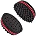 Curl Twist Hair Sponge Big Holes Brush Double-Sided Comb for Afro Hair Pick
