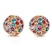 Yoursfs Clip On Earrings For Women Multicolor Crystal Rhinestone Statement Clip Earrings Jewelry…