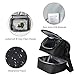 Dual Compartment Insulated lunch Bag, Double Deck Reusable Insulated Lunch Tote Bag for Adult with Removable Divider for Work,Office,School,Picnic,Camping(6 Cans)
