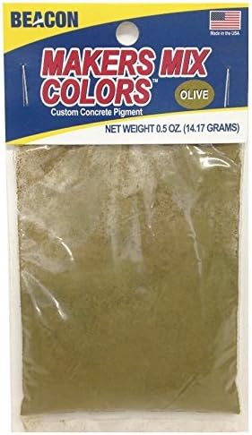 Signature Crafts MMCO5OZB12 Makers Mix Colors Olive Concrete Color Powder by Signature Crafts