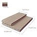 AMZNOVA Cat Scratcher Cardboard Scratching Pads Scratch Lounge Sofa Bed, Wide, Wood Floor Print, 1 Pack