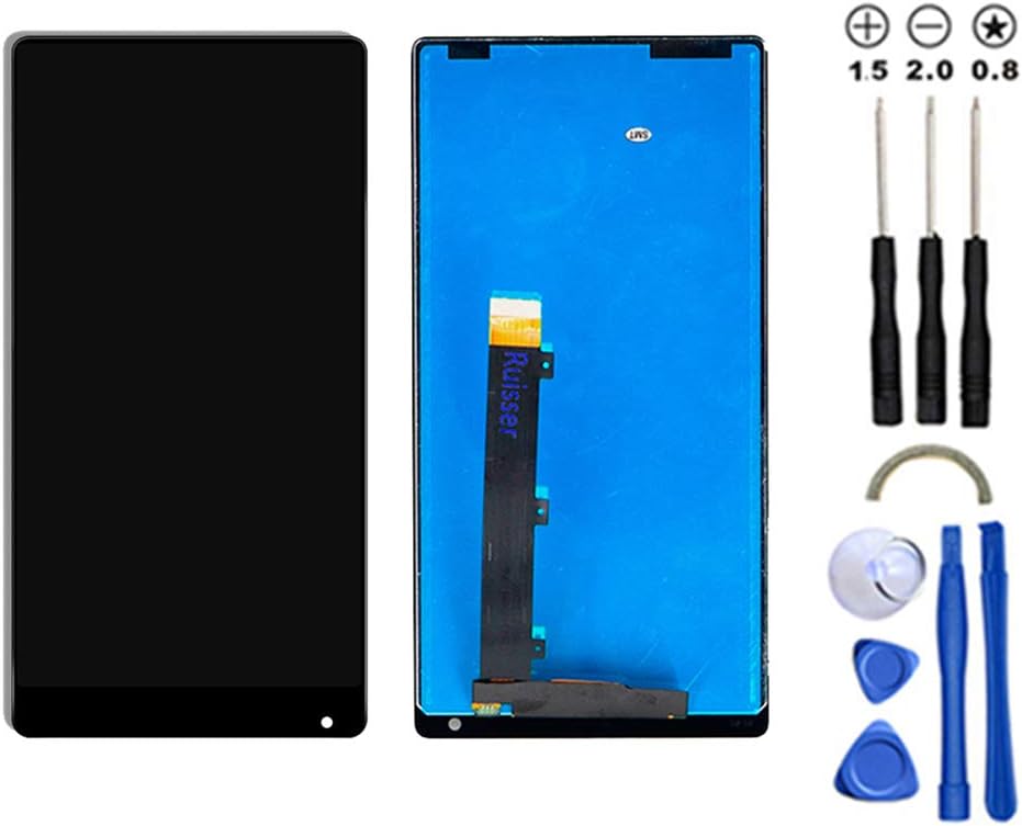 Snailcanfly Full Assembly Replacement For Xiaomi Mi Mix/Mi Mix Pro 6.4inch LCD Display Touch Screen Digitizer black