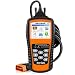 NEXPEAK OBD2 Scanner Orange-Black Color Display with Battery Test Function, 2.8" Car Diagnostic Scan Tool Vehicle Check Engine Light Analyzer