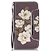 G530 Case, Galaxy Grand Prime Case, Firefish Stand Flip Folio Wallet Cover Shock Resistance Shell with Magnetic Closure for Samsung Galaxy Grand Prime G530 G530H G5308-Begonia