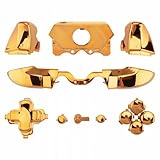 ModFreakzâ„¢ Full Button Set Chrome Gold For Xbox One Model 1697 Controllers