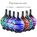 Essential Oil Diffuser Art Glass Vase Fragrance Ultrasonic Cold Fog Humidifier 7 color LED Lamp and Water Free Automatic Closing 4 time Set Office Family Bedroom Baby Room Study Yoga (art vase-1)