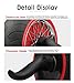 Ab Roller Wheel Power Wheel Exercise Fitness Abdominal Carver with Knee Mat Anti-Slip Handles ,Training Equipment