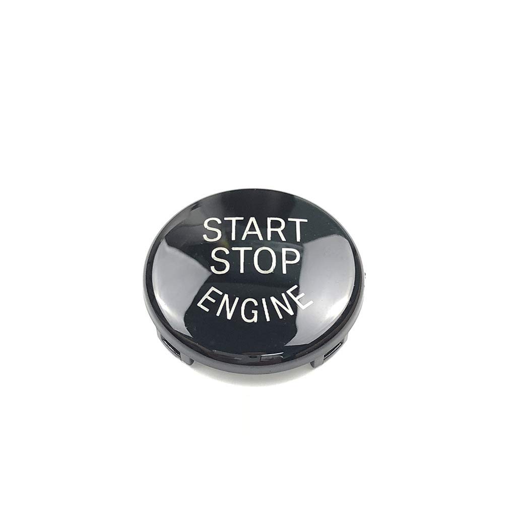 Photo 1 of Car Engine Black Start Stop Switch Button Cover Trim for BMW Interior 1 3 5 6 X1 X3 X5 X6 Series,E81 E90 E91 E60 E63 E84 E83 E70 E71