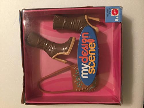 2004 Mattel My Design Scene Fashion Boots &amp; Purse for My Scene Doll