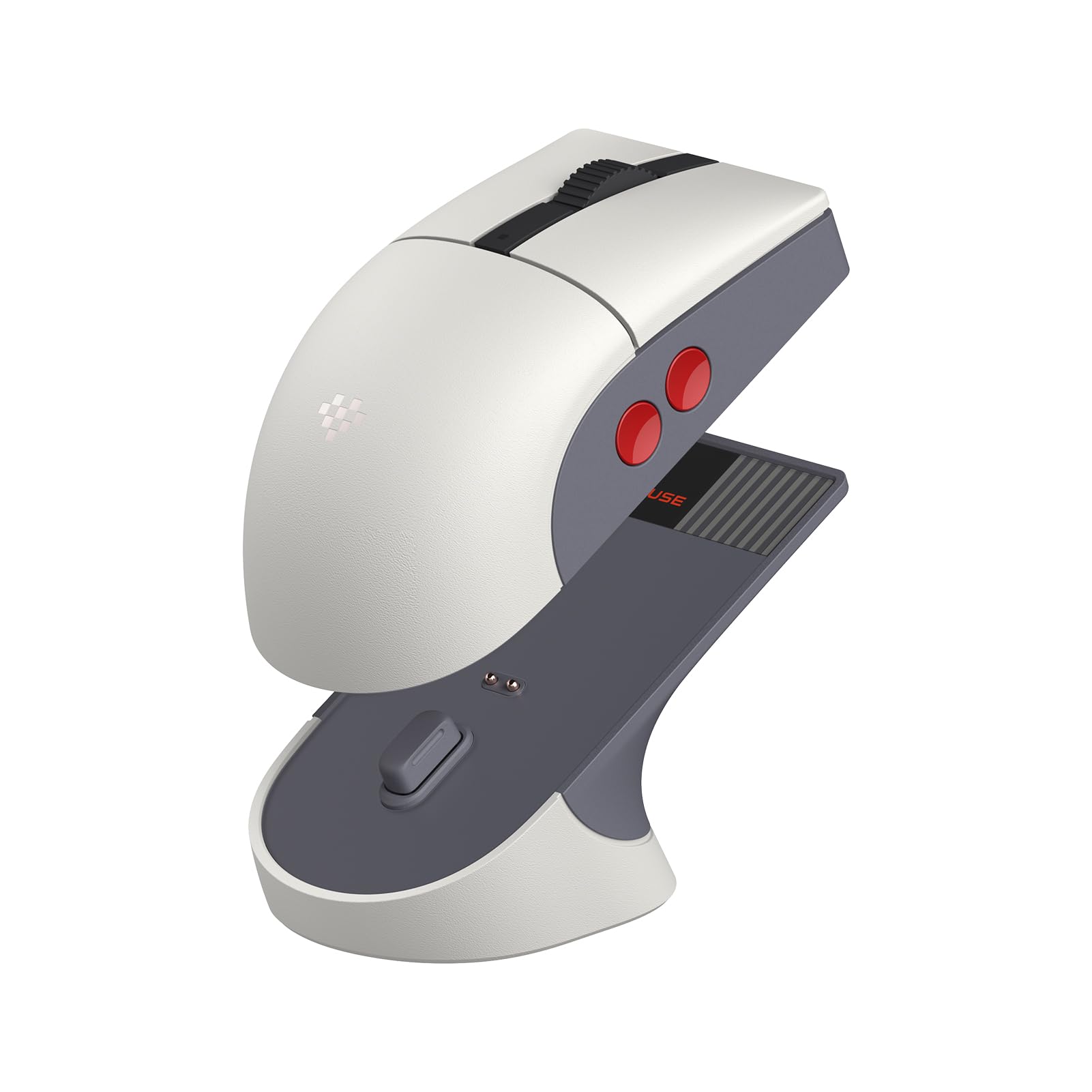 Photo 1 of 8Bitdo Retro R8 Mouse with Charging Dock, PAW 3395 Optical Sensor DPI 26K, 4K Polling Rate, Programmable Buttons, Kailh Sword GM X Micro Switches, Ambidextrous - N Edition