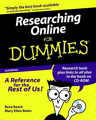 Researching Online For Dummies by Reva Basch, Mary Ellen Bates
