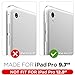 SUPCASE [Unicorn Beetle Pro Series] Case Designed for iPad Pro 9.7 inch, with Built-in Screen Protector [Heavy Duty] Full-Body Rugged Protective Dual Layer Case for iPad Pro 9.7 2016 (White/Gray)