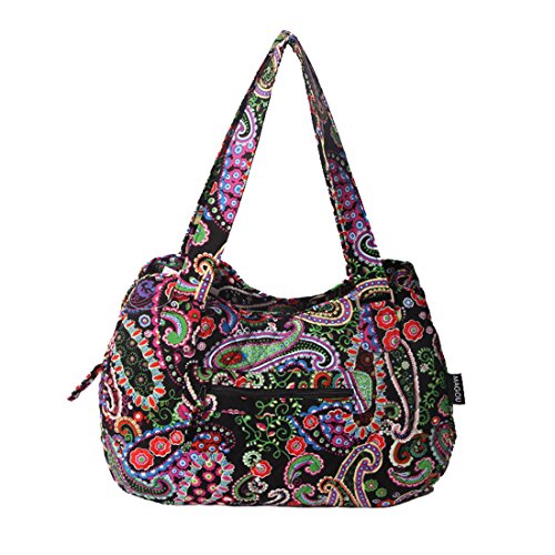 Cotton Quilted Handbags. Ngil Quilted Cotton Shoulder Bag (Marquise In