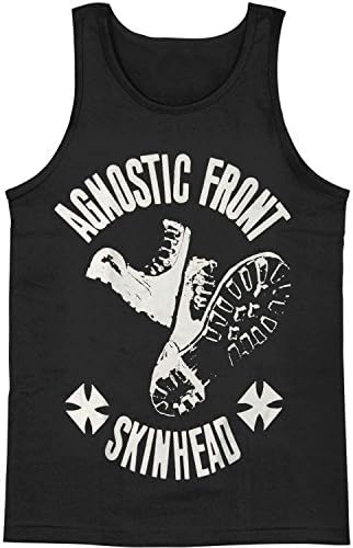 Agnostic Front Men's Skinhead Mens Tank Medium Black