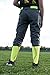 MadSportsStuff Softball Socks with Stitches Over the Calf (Black/Orange, Small)
