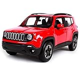 nokkoshop19 Maisto 1:24 2017 Jeep Renegade Red Diecast Model Car Toy New in Box