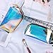 Longjet Holographic Makeup Bag Clear Cosmetic Bag Large Capacity Clear Toiletry Pouch