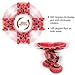 Amicool SMC-HW112, 4WD 2.4Ghz Remote Control Car Double Sided Rotating Vehicles 360° Flips, Kids Toy Cars for Boys & Girls Birthday, Red, 16