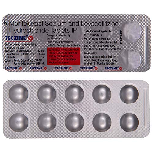 Teczine M Blister Strip Of 10 Tablets Amazon In