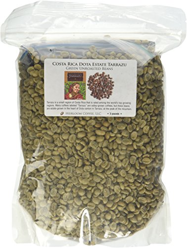 Costa Rica Dota Estate, Green Unroasted Coffee Beans, 3 lb