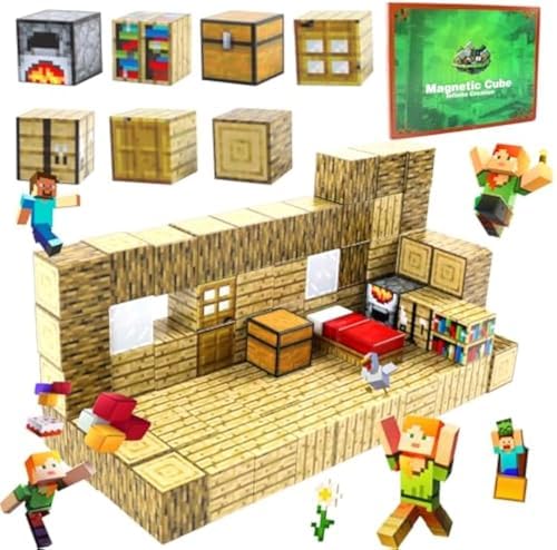 Soyee Build Mine – Set Di Blocchi Magnetici Da Costruzione, Mondo Magnetico Per Bambini, Gioco Creativo