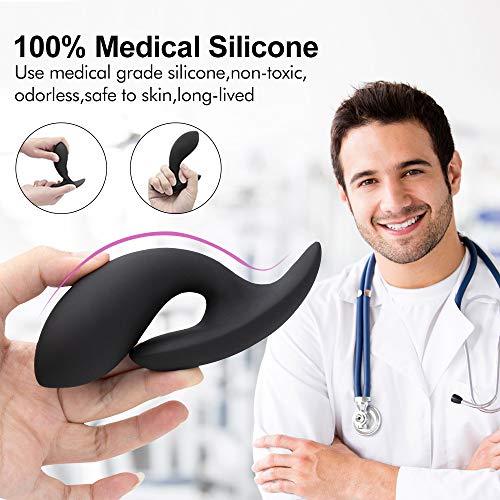 Butt Plug Trainer Kit for Comfortable Long-Term Wear,3Pcs Silicone Anal Plugs Training Set with Flared Base Prostate Massager Adult Sex Toys for Men and Women