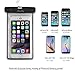 No.1 Waterproof Case, ShowTop Clear Universal Waterproof Pouch, Transparent Snowproof Dirtproof Bag for iPhone 6 Plus and Any Smart Phone Equal to or Less Than 5.5 Inch (Black)