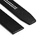 SlideBelts Men's Classic Belt - Custom Fit (Black Leather with Gunmetal Buckle (Vegan), One Size)