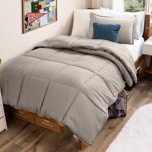 Bare Home Comforter Set Khaki Twin XL