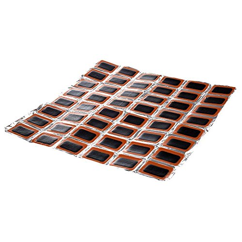Amapower 48Pcs Durable Cycling Bicycle Accessories Bike Repair Tool Rubber Puncture Patch Kit Tire Tyre Piece Glue Tube
