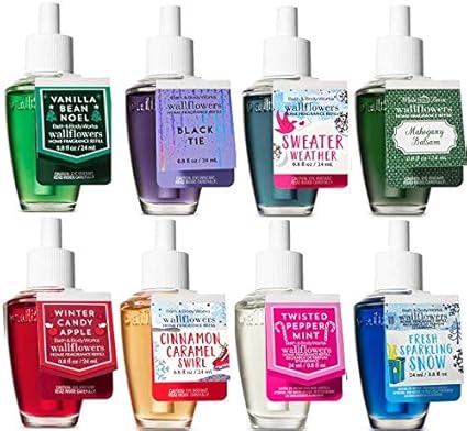 Amazoncom Bath And Body Works Christmas Faves 8 Pack