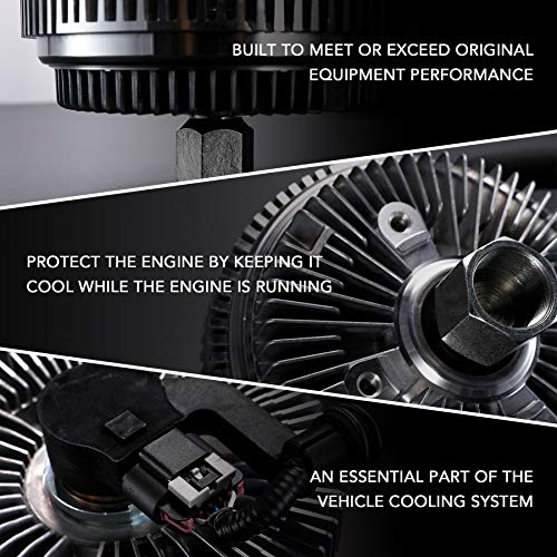 Radiator Engine Cooling Fan Clutch with Harness Fits 20022009 Chevy