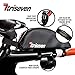 TriSeven Aero 30 Carbon Cycling Frame Bag – Lightweight Storage for Triathlons & MTB | Holds Large Cell Phones, Wallets, 10 Gels, Pump, Tools and More!thumb 2