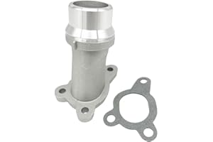 HOAVEED 11118511205 Aluminum Engine Coolant Water Pipe Connector Compatible with BMW 1 2 3 4 5 6 7 Series X1 X2 X3 X4 X5 | Compatible with MINI F55 F56 2013-2019 | Replaces Plastic OE Coolant Flange