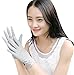 Lovful Women's Outdoor Uv Protection Cotton Anti-skid Driving Gloves,Grey