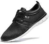 Tianui Walking Shoes Men Fashion Breathable Sneakers Casual Athletic Lightweight Outdoor Sports Shoes