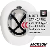 Jackson Safety Western Hard Hat White 19500 Outlaw Style view 6