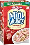 Kellogg's Frosted Mini Wheats Bite Size Strawberry Delight 15.5 Ounce (Pack of 2)