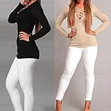 Sunward(TM) Sexy Women Long Sleeve Up Top Bandage Casual Shirt