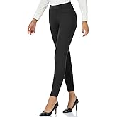 DAYOUNG Capri Pants for Women Work Office Casual Slacks High Waist Stretchy Yoga Dress Pants for Women with Pockets