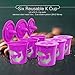 BRBHOM 6 Reusable Refillable Capsules Coffee Filter Pod For Keurig 2.0, K200, K250, K300, K350, K400, K450, K460, K500, K550, K560 and 1.0 Brewers