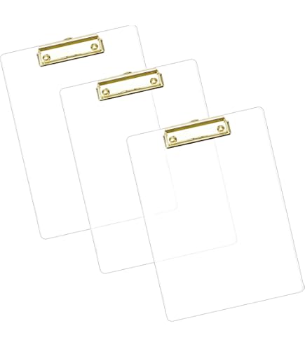 YIMITEE 2 Pack Heavy Duty Metal Clipboards, Stainless Steel Clip Board With Low Profile Clip, A4 Letter Size File Holder For Office, Hospital, Laboratory, Jobsite, Warehouses, Hotel, Restaurant