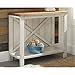 Signature Design by Ashley Abramsland Modern Farmhouse Console Sofa Table, White & Brown