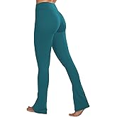Sunzel High Waist Mini Flared Leggings for Women, Tummy Control Casual Flare Yoga Pants for Yoga Workout Gym
