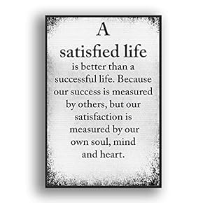 Framed Canvas Wall Art for Living Room, Bedroom Beautiful Quotes Canvas Prints for Modern Home Decoration Ready to Hang - 16"x24" inches